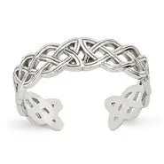 14k White Gold Celtic Knot Toe Ring