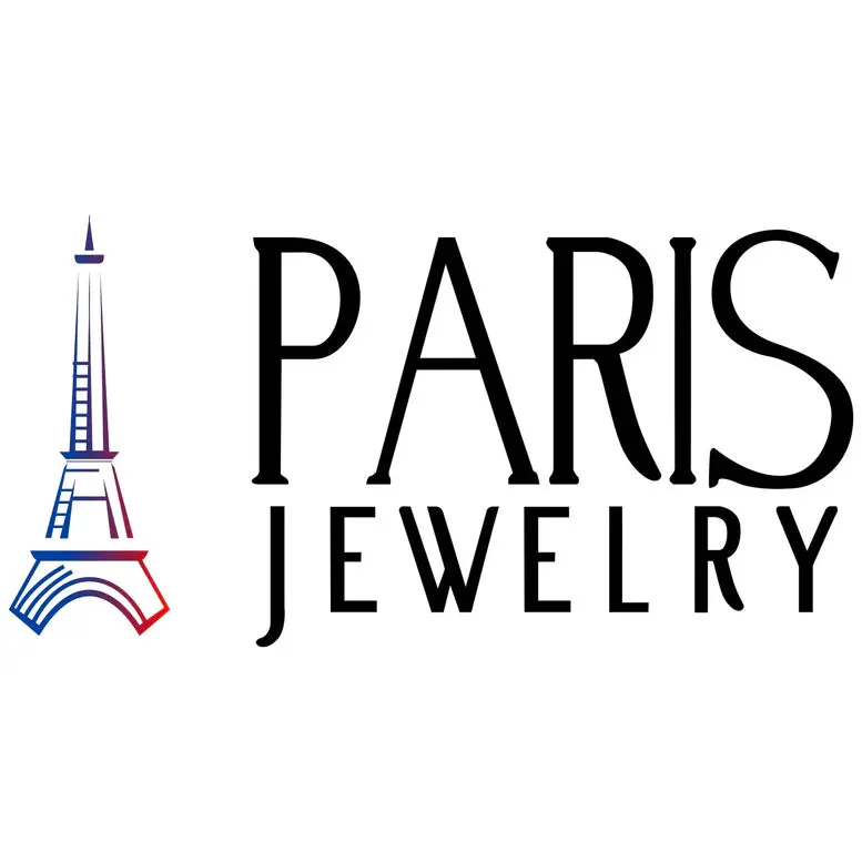 14k Yellow Gold 1/4 Carat Created White Diamond Princess Stud Earrings (SI1) 4 Prong Setting by Paris Jewelry