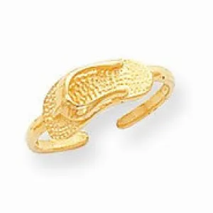 14k Yellow Gold Sandal Toe Ring