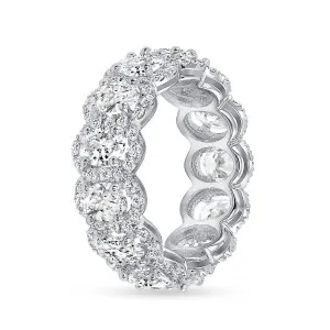 18K White Gold Diamond Eternity Band