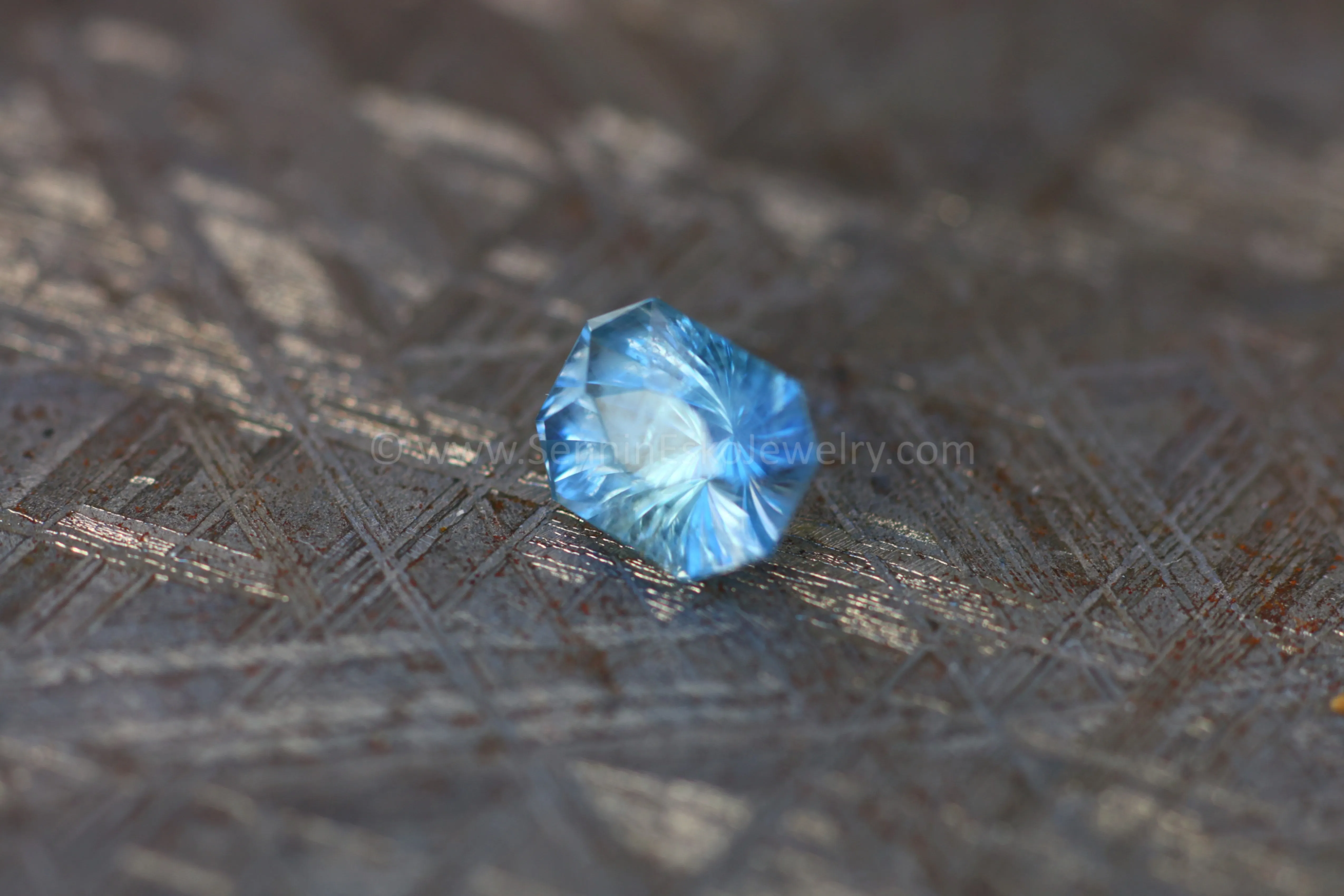 2.4 Carat Teal Montana Sapphire Octagon - Galaxy Cut