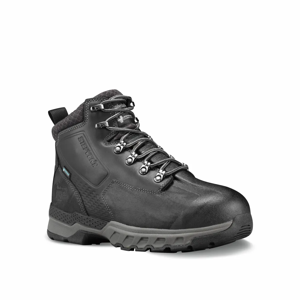 6IN. DOWNDRAFT ALLOY SAFETY TOE WATERPROOF BOOT - 001-Black | Timberland PRO TB0A1S3D