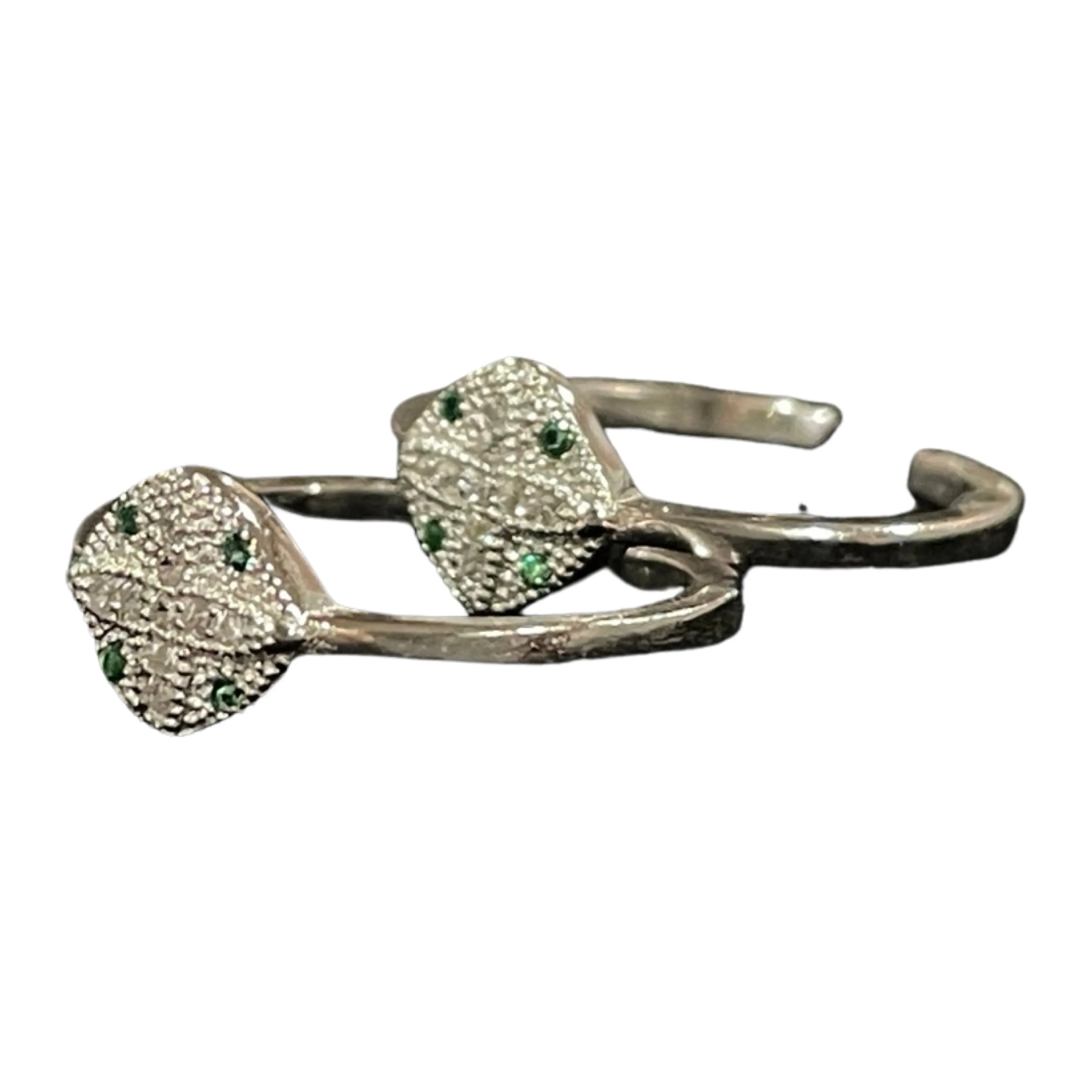 925 Sterling Silver CZ Toe-rings - Design #02
