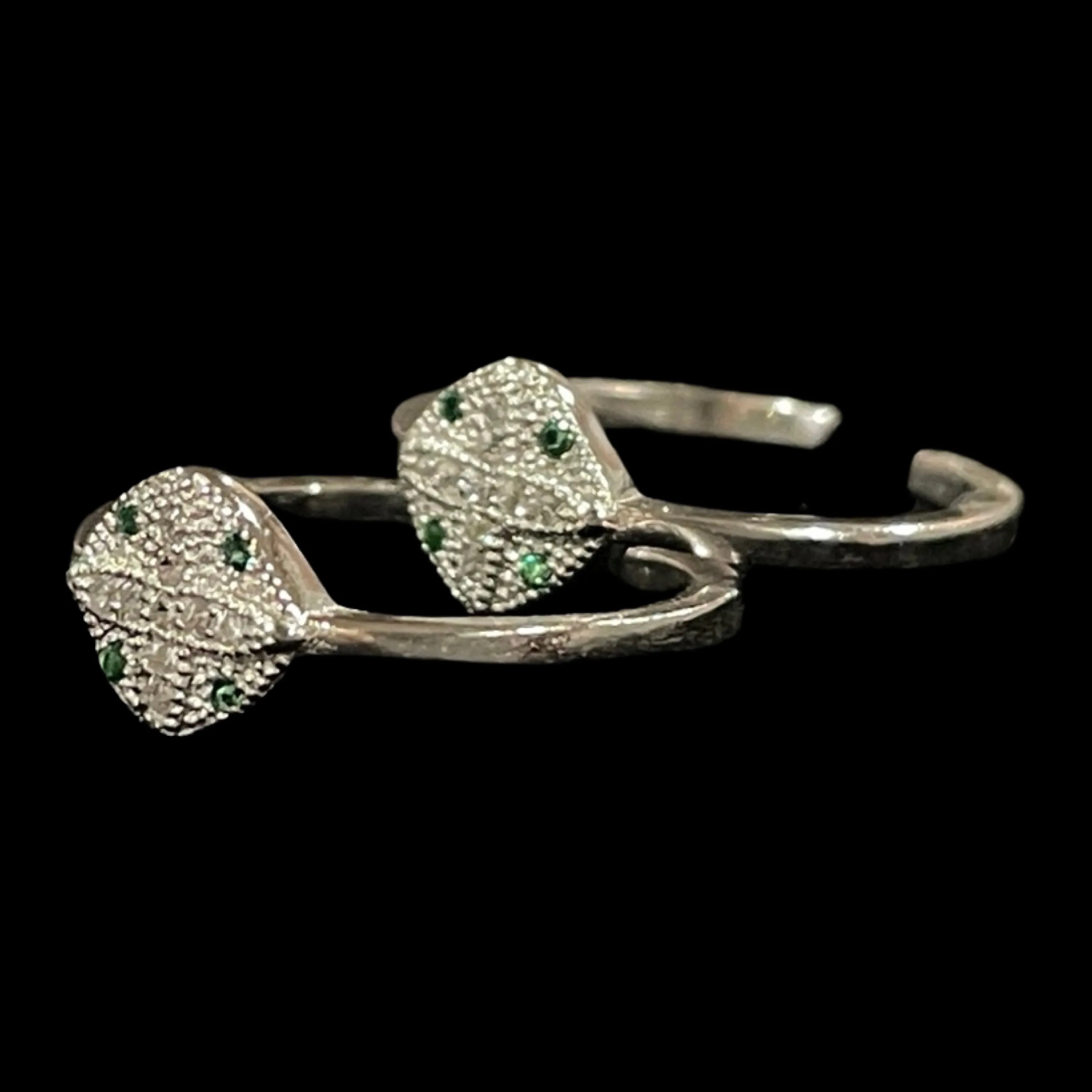 925 Sterling Silver CZ Toe-rings - Design #02
