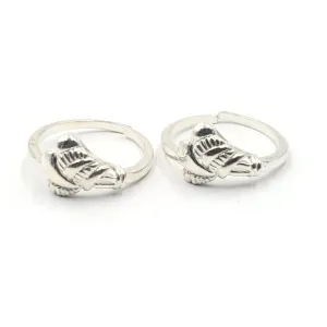 925 Sterling Silver Toe-rings - Design #06