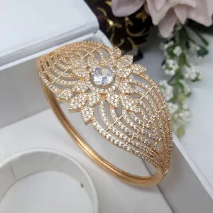 Aamrapali Gold Plated American Diamond Bangle