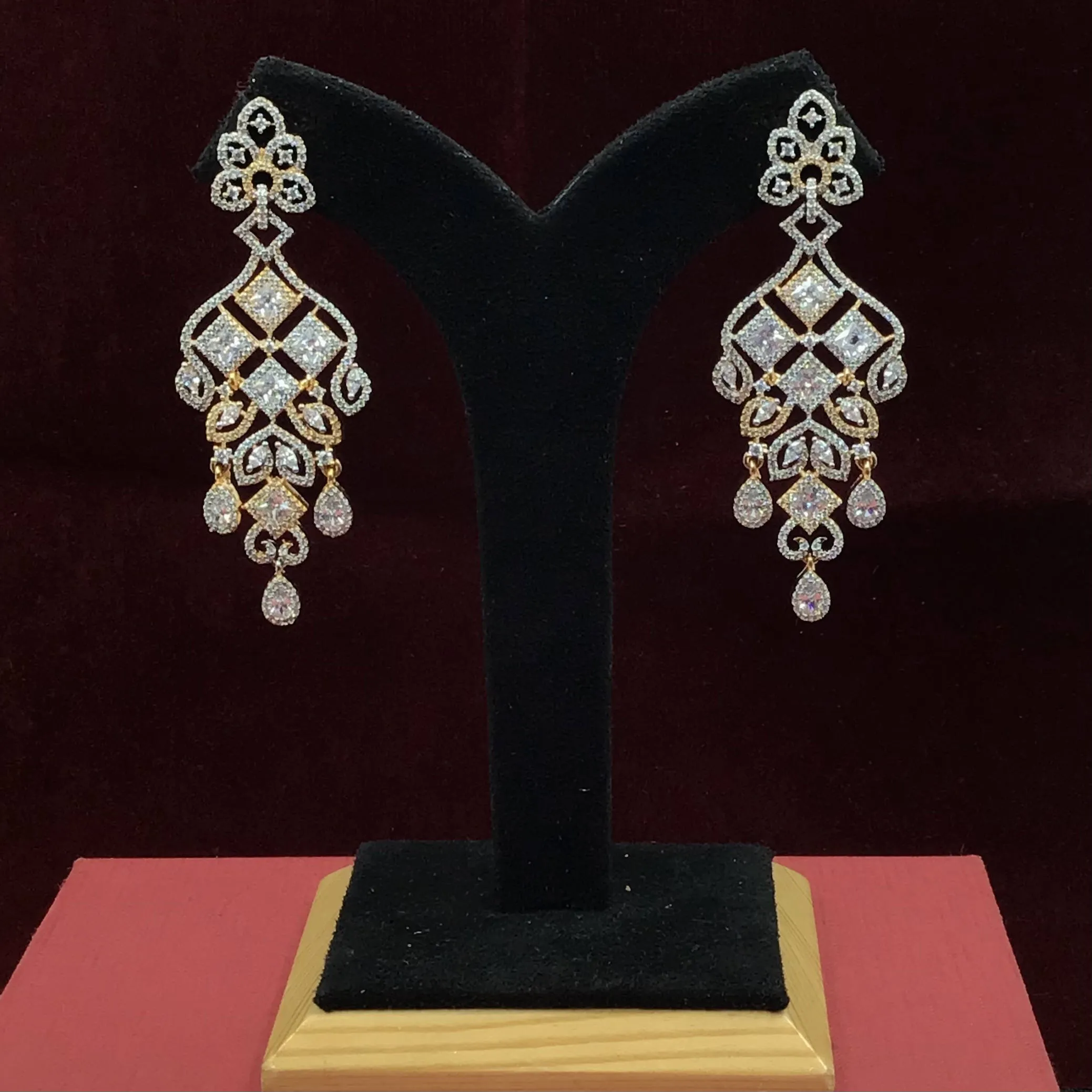 Beautiful Zircon/AD Earring 6730-69