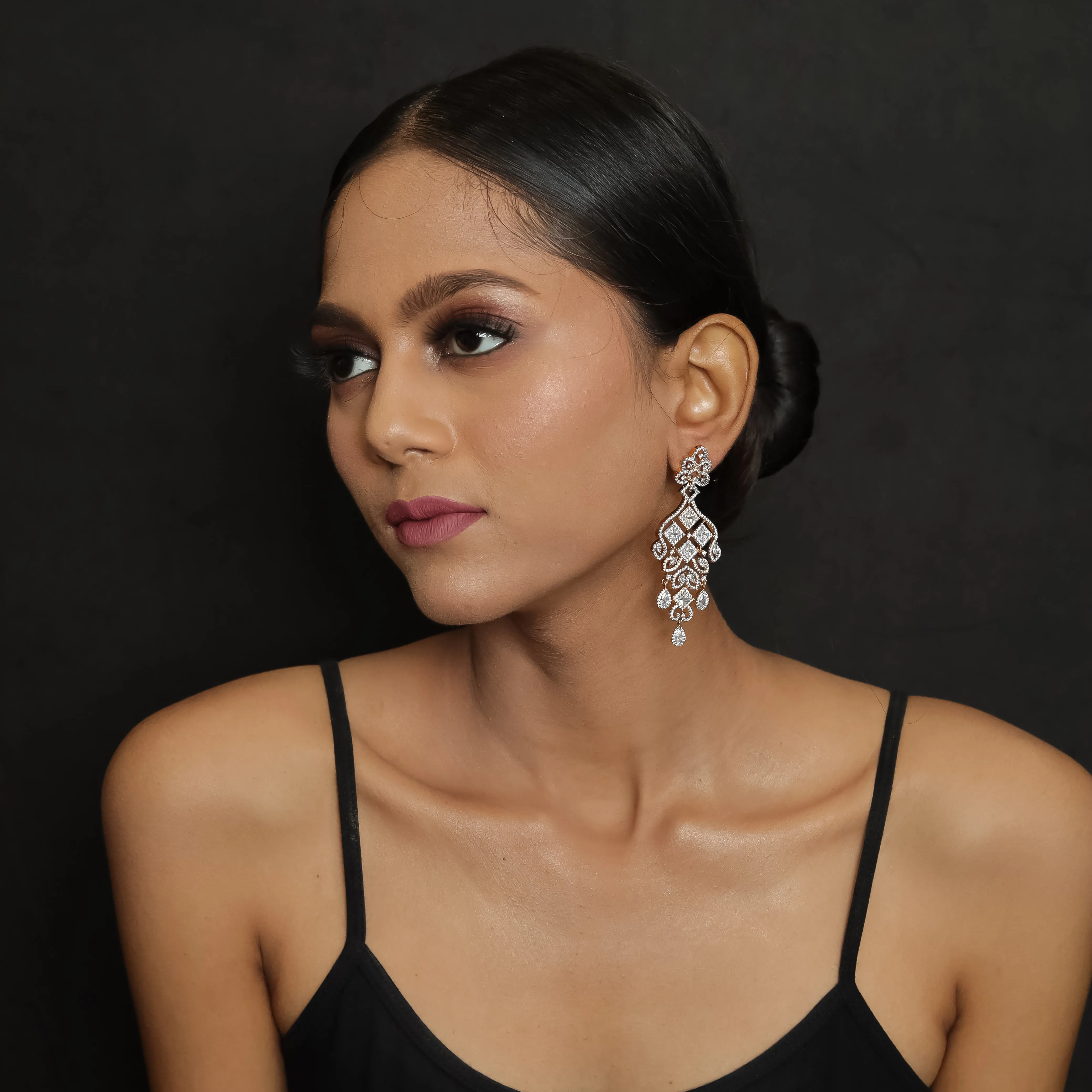 Beautiful Zircon/AD Earring 6730-69