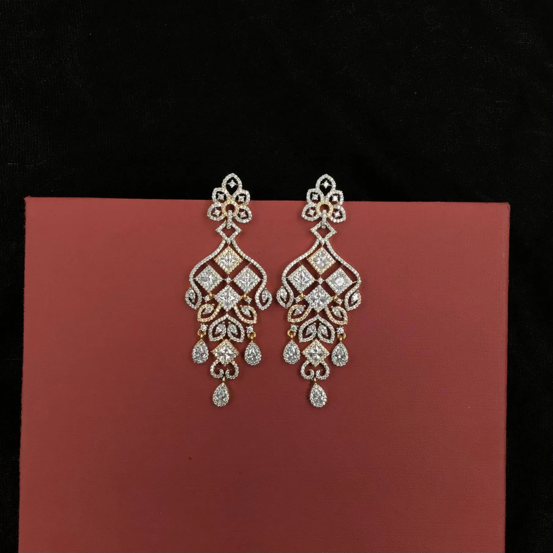 Beautiful Zircon/AD Earring 6730-69