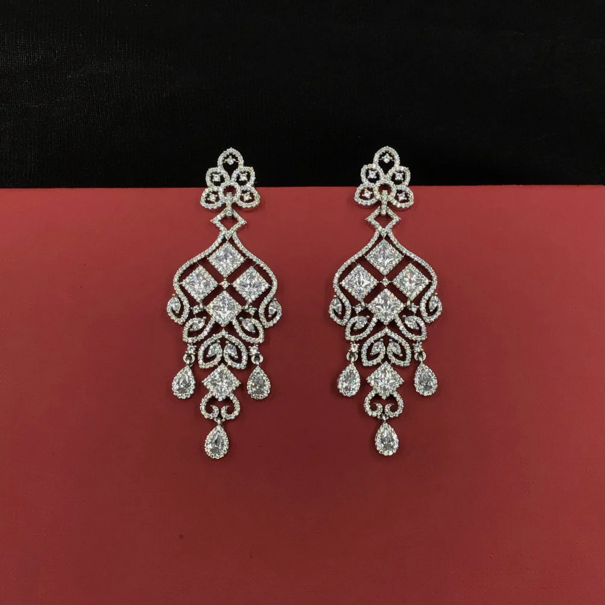 Beautiful Zircon/AD Earring 6730-69