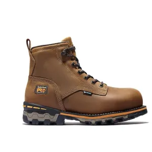 BOONDOCK 6-INCH COMPOSITE SAFETY TOE WATERPROOF BOOT - 214-Brown | Timberland TB0A127G
