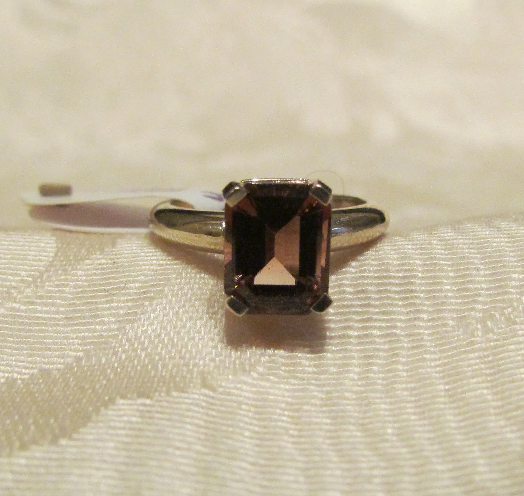 Bruce Magnotti Cocktail Ring 14Kt Gold Ring 2ct Rubellite Tourmaline Ring High Fashion Ring Fine Jewelry Size 5