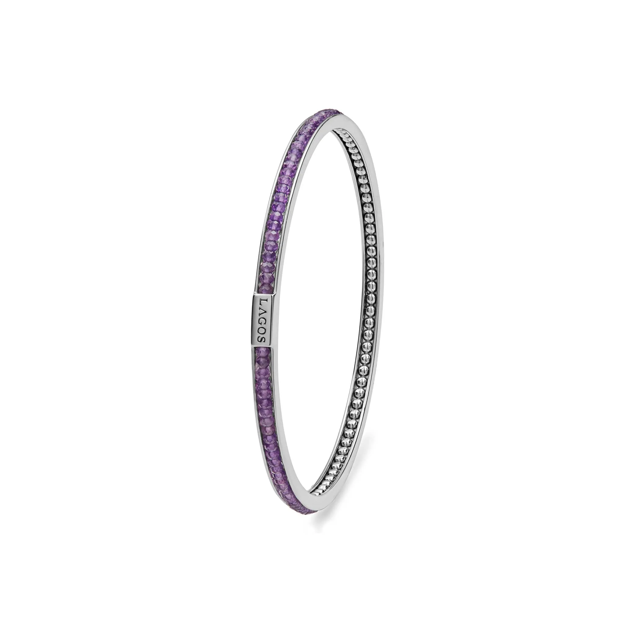 Caviar Icon Amethyst Bangle