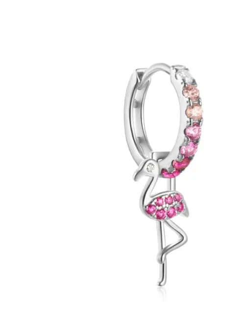 Charm Earrings 925 Sterling Silver Hypoallergenic Small Hoop Huggie Dangle Earrings