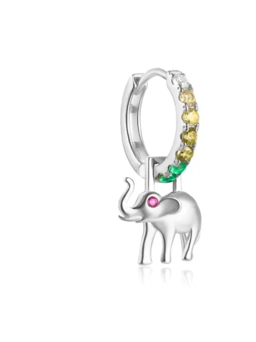 Charm Earrings 925 Sterling Silver Hypoallergenic Small Hoop Huggie Dangle Earrings
