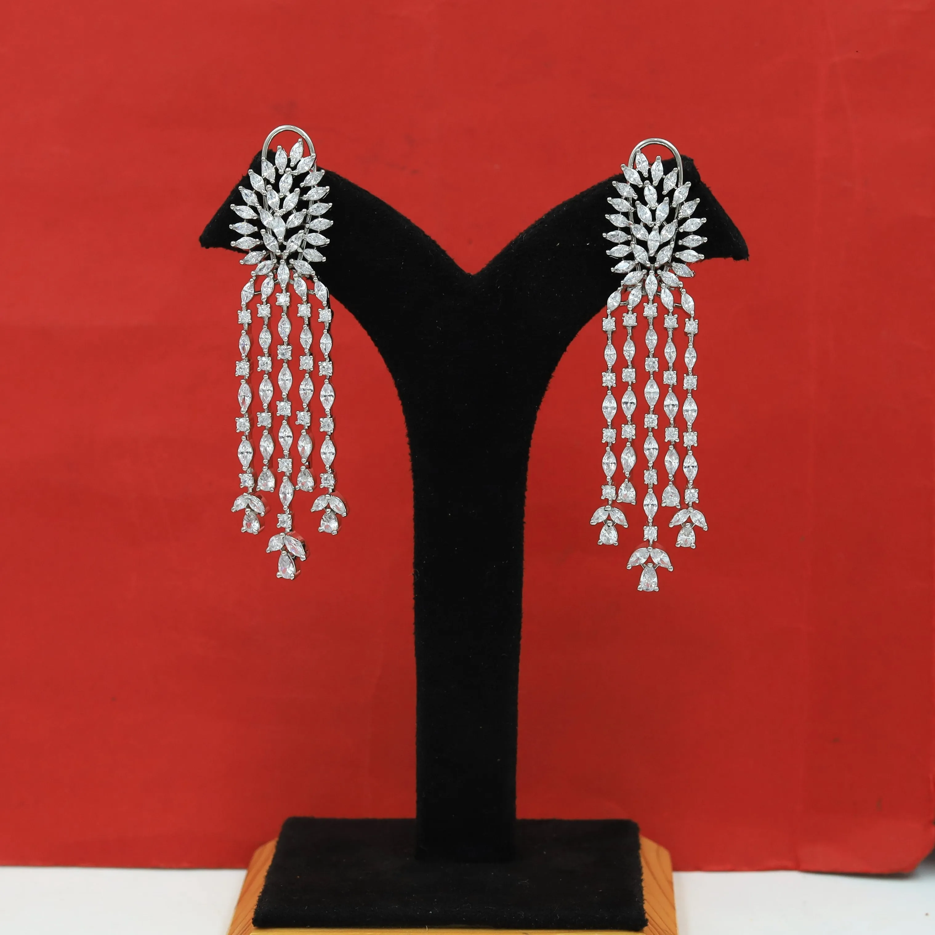 Danglers Zircon/AD Earring 16295-69