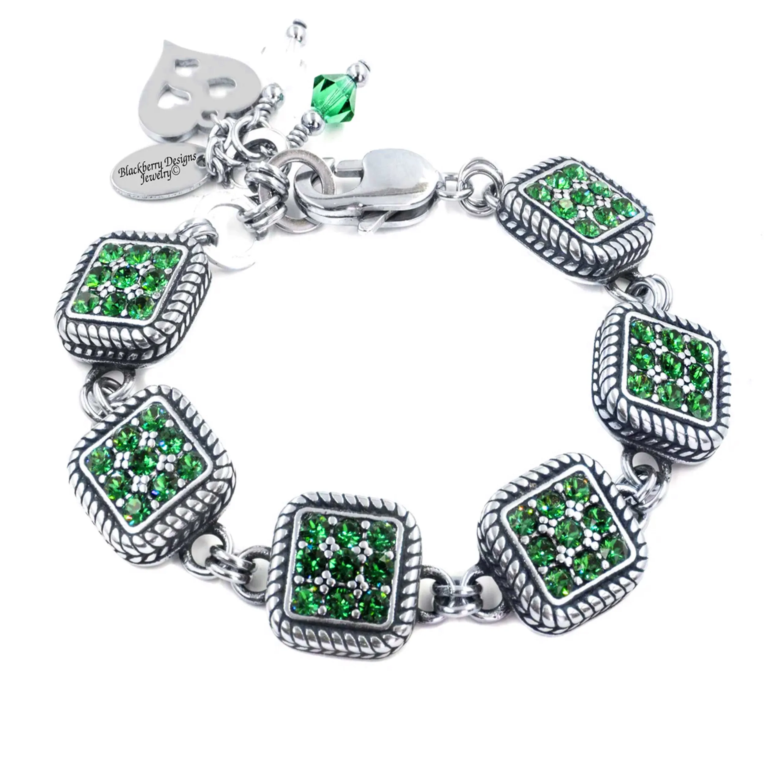 Emerald May Birthstone Bracelet