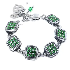 Emerald May Birthstone Bracelet