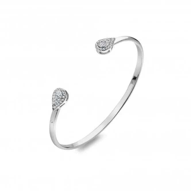 Glimmer White Topaz Bangle DC179