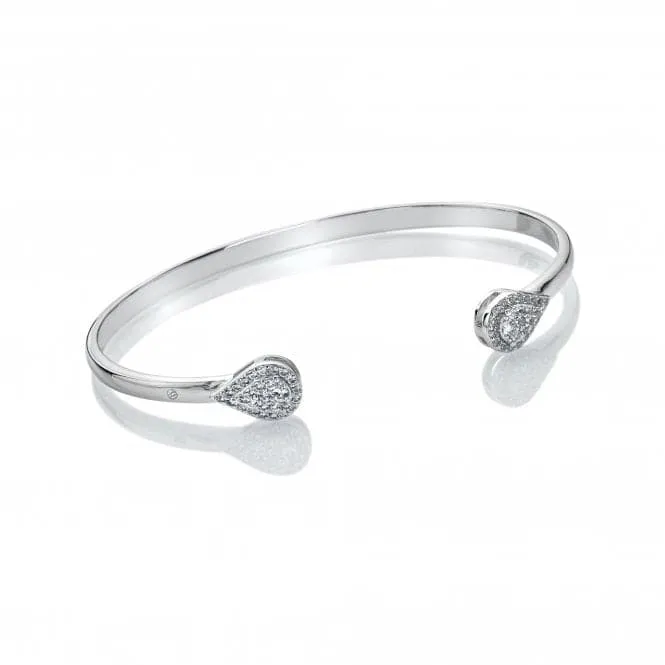 Glimmer White Topaz Bangle DC179