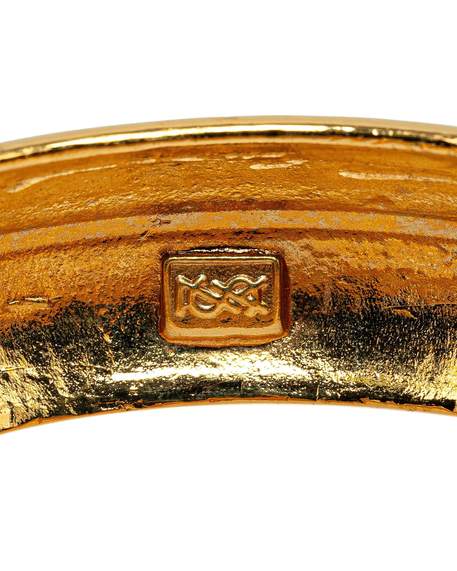 Gold Plated Floral Arabesques Bangle
