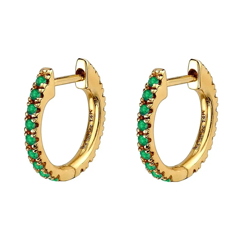 Green Glam Earrings