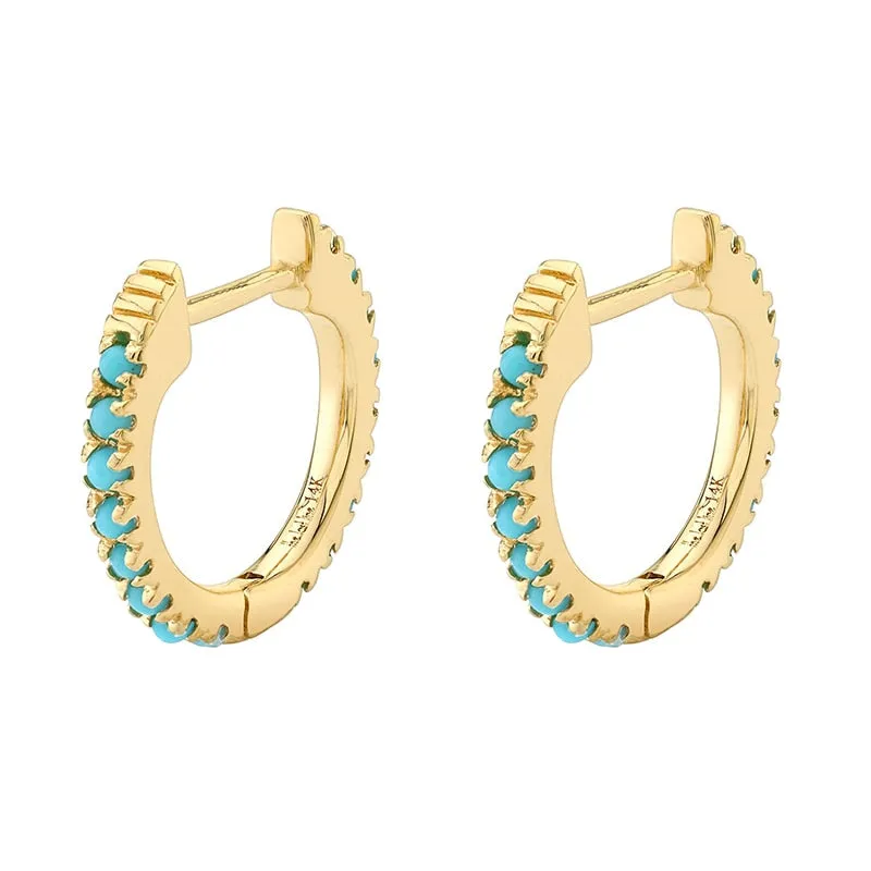 Green Glam Earrings