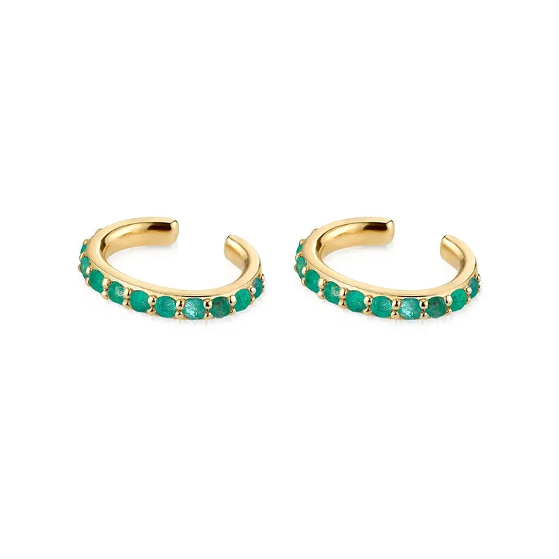 Green Glam Earrings