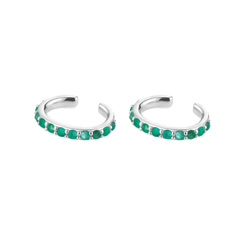 Green Glam Earrings
