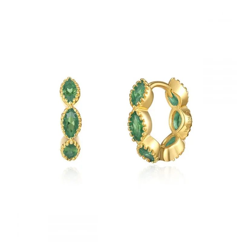 Green Glam Earrings