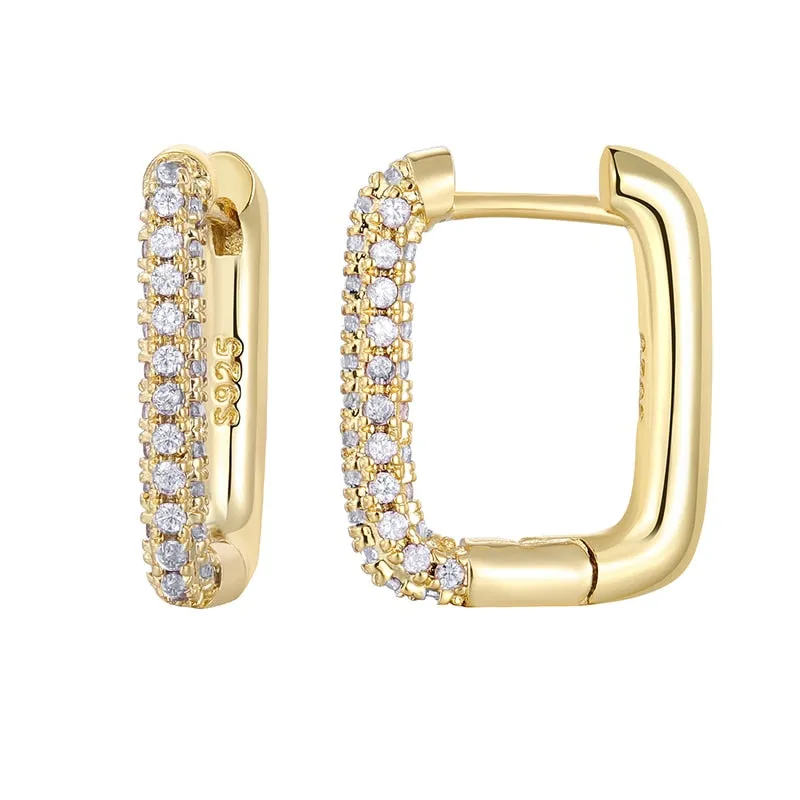Green Glam Earrings