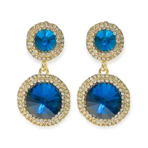 Jasmine Earrings - Blue Zircon