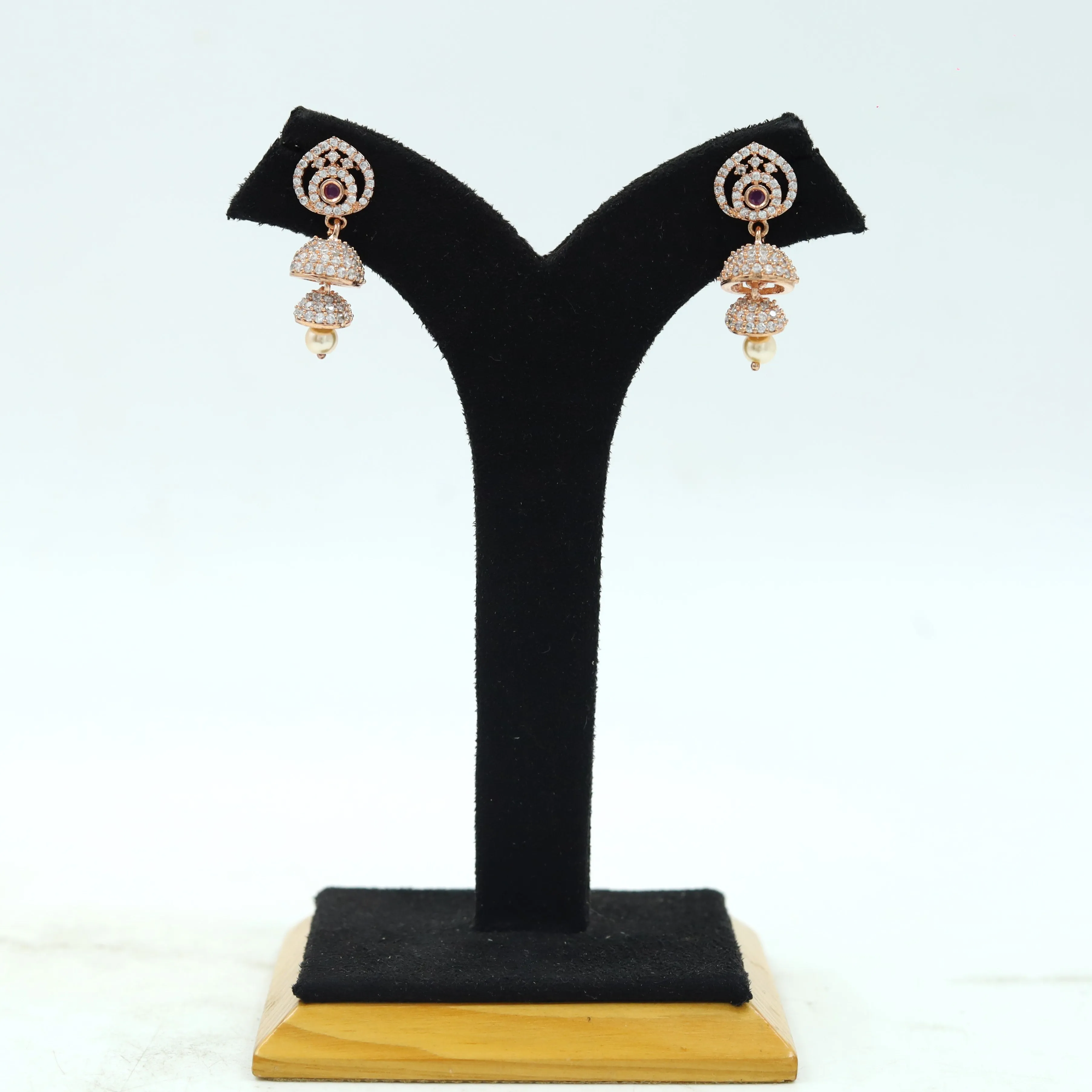 Jhumki Zircon/AD Earring 4772-33