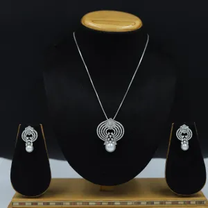 Medium Zircon/AD Pendant Set 11646-08
