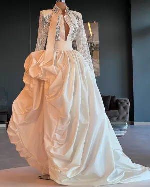Miley Elegant White Evening Dress