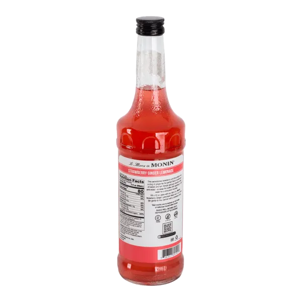 Monin HomeCrafted Strawberry Ginger Lemonade Cocktail Mixer - Bottle (750mL)