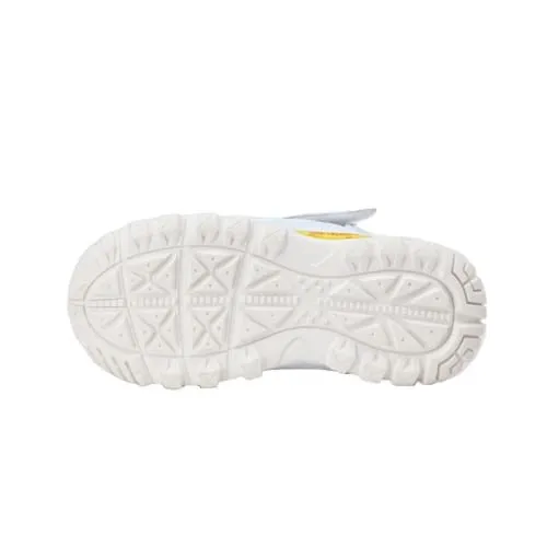 Mt. Emey 3301-3L White - Children Straight Last Athletic Shoes with Elastic Laces