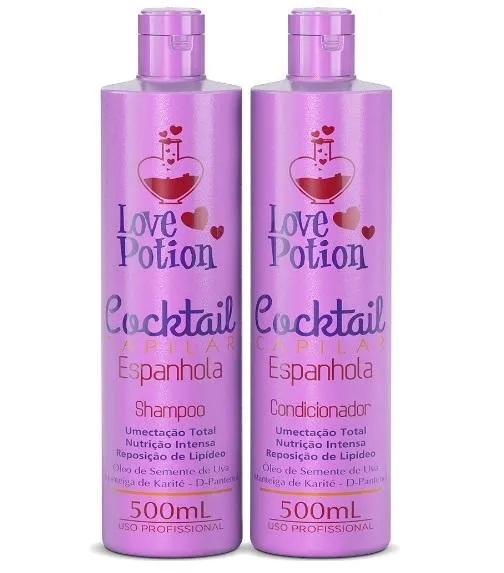 Professional Home Care Maintenance Cocktail Espanhola Kit 2x500ml - Love Potion