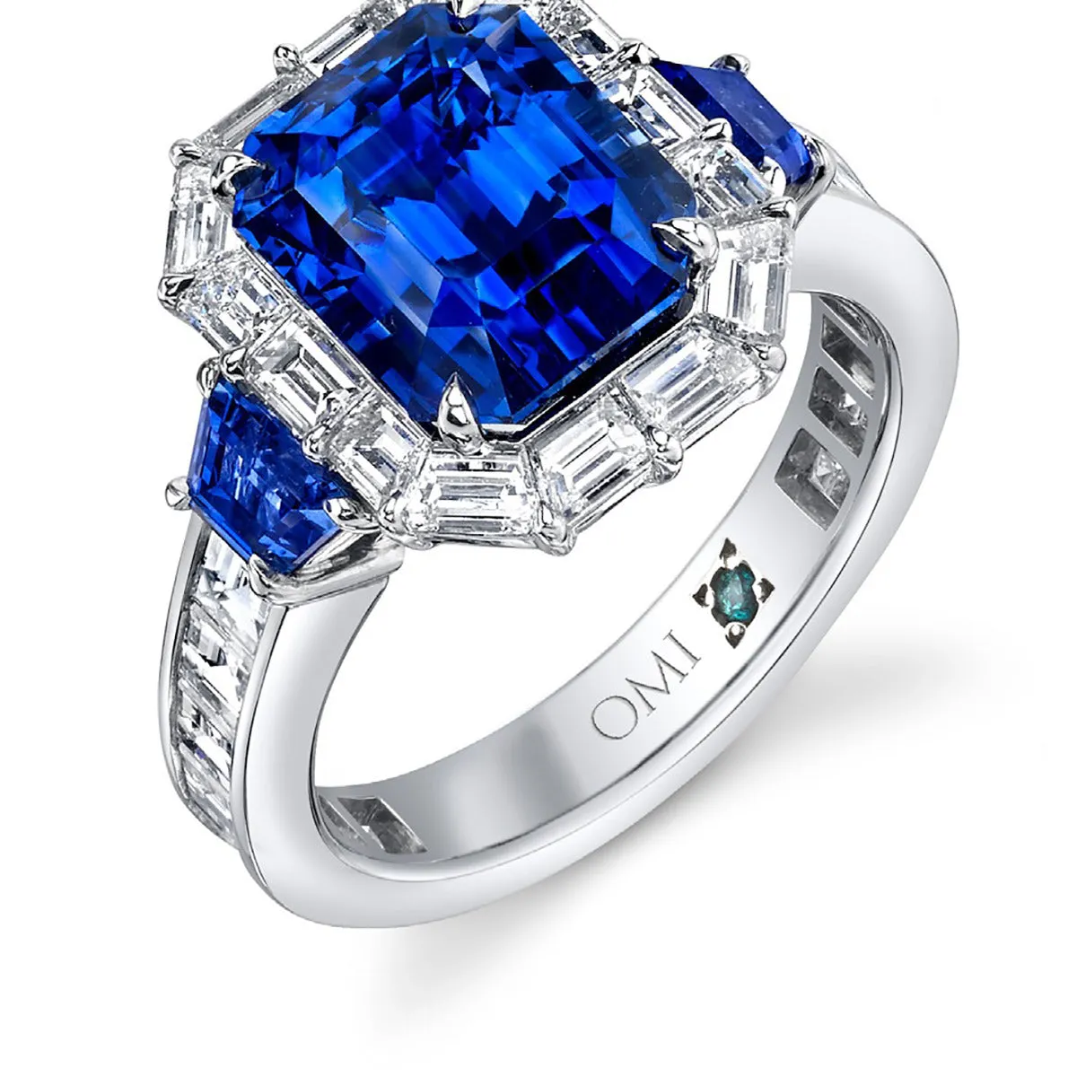 Sapphire and Diamond Ring